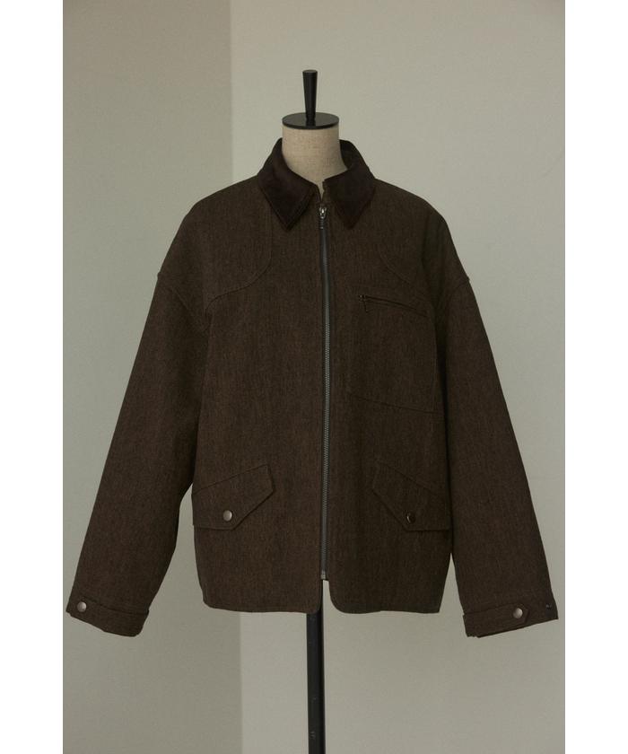 corduroy collar jacket(505597694) | ブラックバイマウジー(BLACK BY