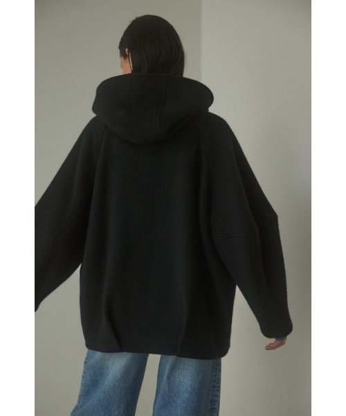 BLACK BY MOUSSY(ブラックバイマウジー)/hood wool coat/img04