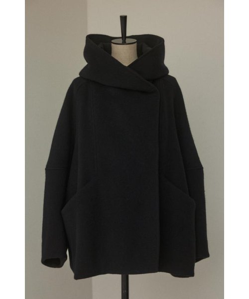 BLACK BY MOUSSY(ブラックバイマウジー)/hood wool coat/img09