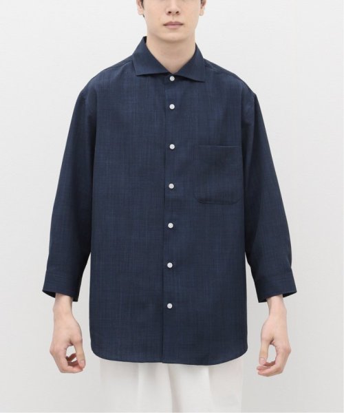 B.C STOCK(ベーセーストック)/リネンライク 7分袖とろみシャツ/img27