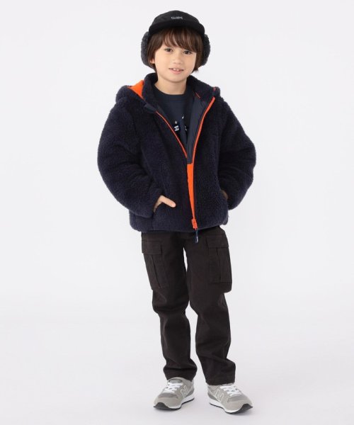 SHIPS KIDS(シップスキッズ)/SHIPS KIDS:100～130cm /〈撥水/手洗い可能〉ボーイズ ボア リバーシブル ジャケット/img15