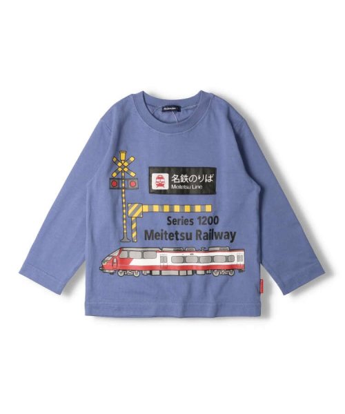 moujonjon(ムージョンジョン)/【子供服】 moujonjon (ムージョンジョン) 名鉄電車遮断機プリントＴシャツ 100cm～130cm F50805/img01