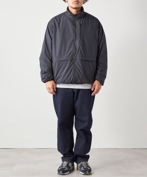 SHIPS any: 〈軽量・撥水・防風〉PERTEX(R) トラックジャケット (セットアップ対応)◇ 撥水 防風〉PERTEX セットアップ対応 QUAMTUM SHIPS トラックパンツ ◆〈軽量