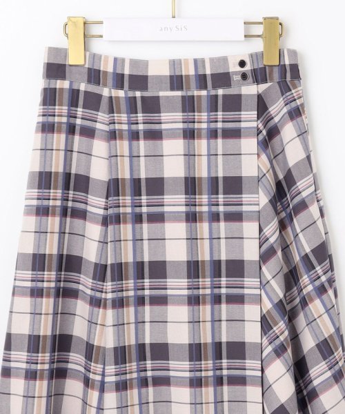 any SiS S(エニスィス（小さいサイズ）)/【洗える】ライトカラーチェック スカート/img08