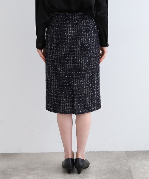 【日本製／SETUP可能】ファンシーツイードスカート 