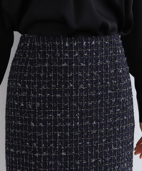 【日本製／SETUP可能】ファンシーツイードスカート 