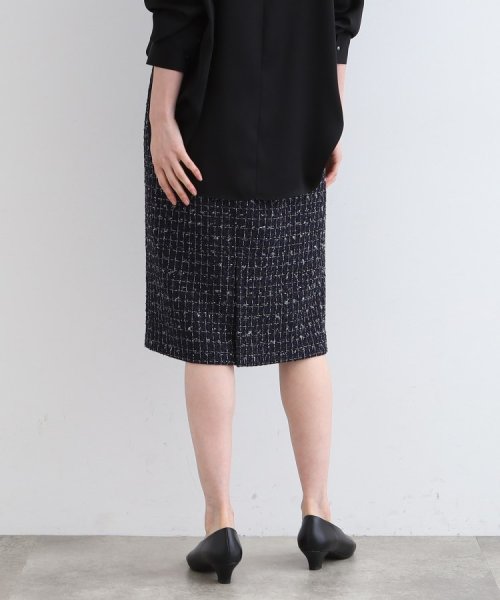 【日本製／SETUP可能】ファンシーツイードスカート 
