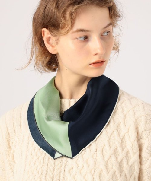 TOMORROWLAND STOLE E FRAME シルクスカーフ 