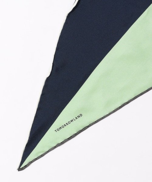 TOMORROWLAND STOLE E FRAME シルクスカーフ 
