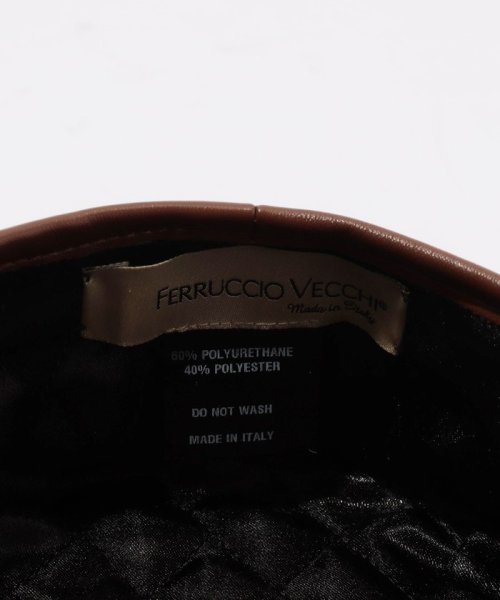 TOMORROWLAND GOODS(TOMORROWLAND GOODS)/FERRUCCIO VECCHI フェイクレザー ベレー帽/img05