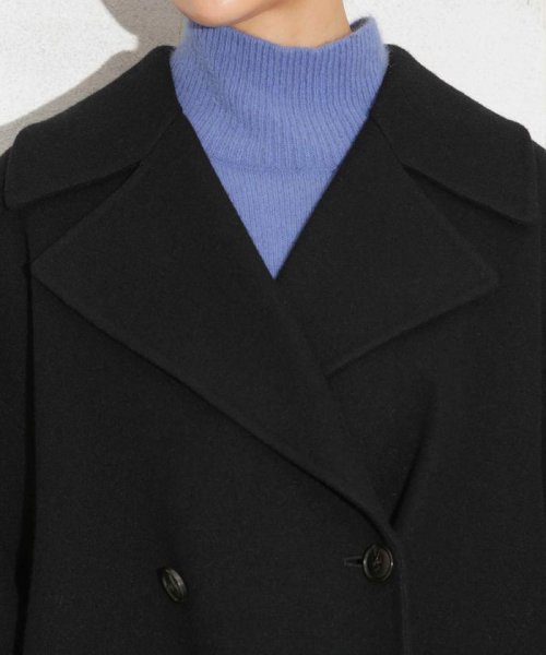 スーパー140ウールリバーミドルコート 