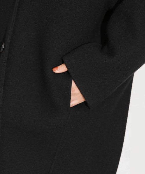 スーパー140ウールリバーミドルコート 