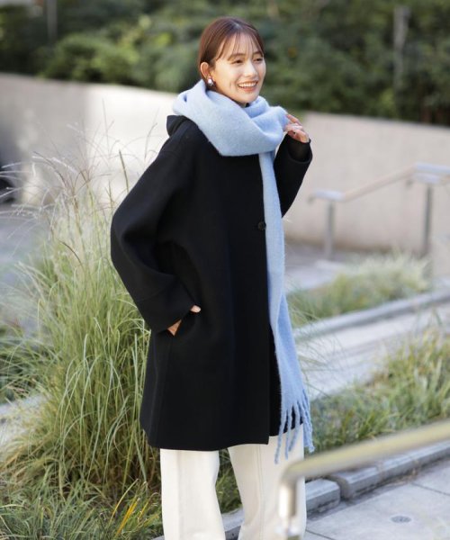 スーパー140ウールリバーフードコート 