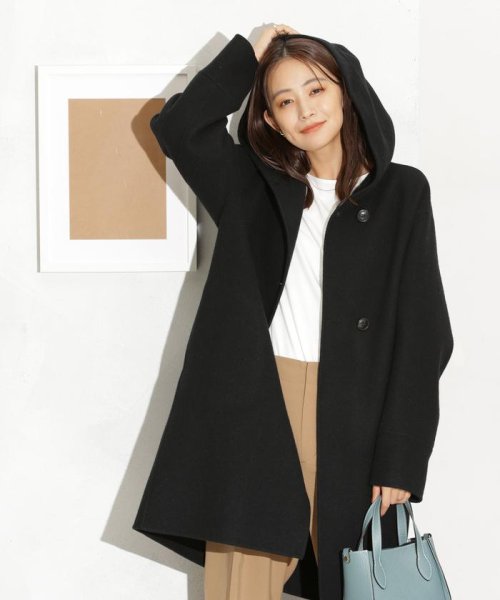 スーパー140ウールリバーフードコート 