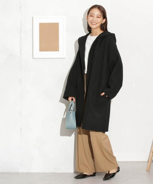 スーパー140ウールリバーフードコート 