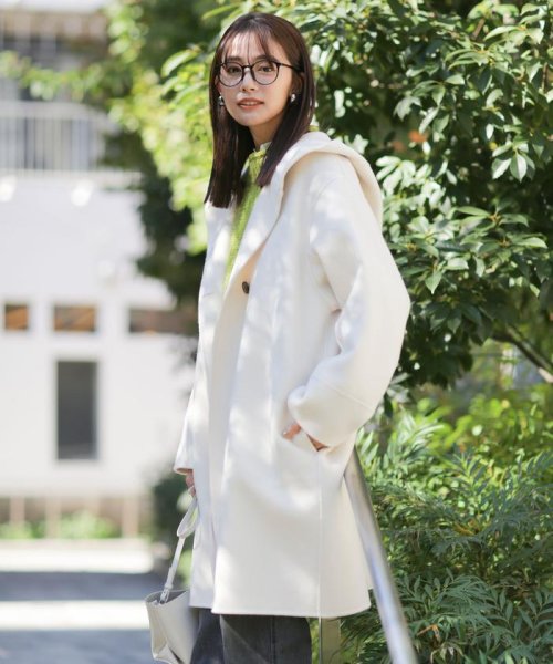 スーパー140ウールリバーフードコート 