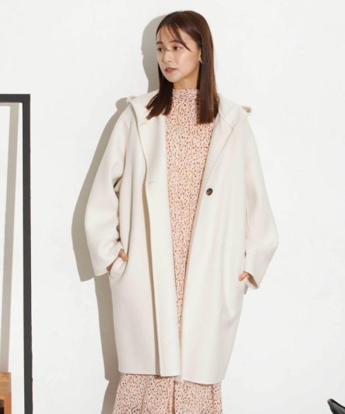 スーパー140ウールリバーフードコート 