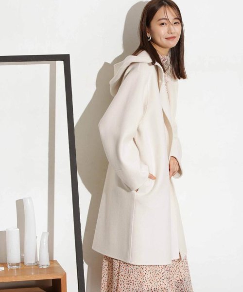 スーパー140ウールリバーフードコート 