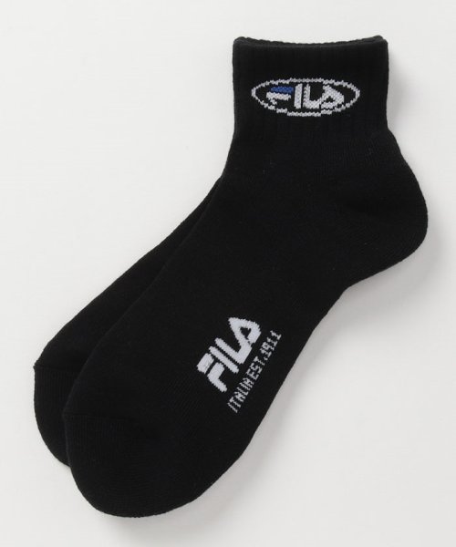 FILA socks Mens(フィラ　ソックス　メンズ)/リブショートソックス 2 足組 メンズ/img02