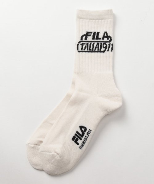 FILA socks Mens(フィラ　ソックス　メンズ)/足底パイル リブソックス 2足組 メンズ/img02