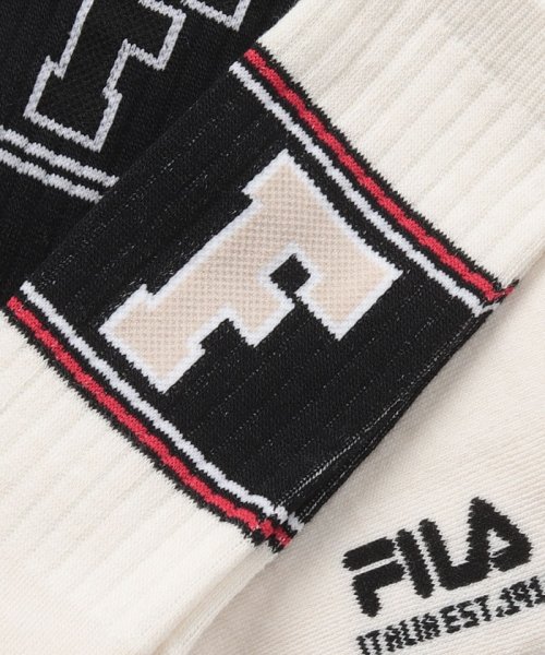 FILA socks Mens(フィラ　ソックス　メンズ)/カレッジ風 ソックス 2足組 メンズ/img03