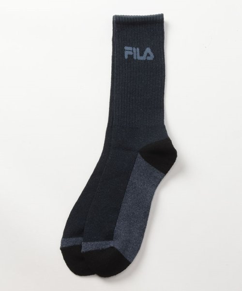 FILA socks Mens(フィラ　ソックス　メンズ)/暖か快適 ソックス 3足組 メンズ/img01