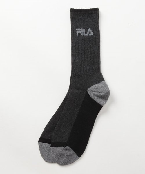 FILA socks Mens(フィラ　ソックス　メンズ)/暖か快適 ソックス 3足組 メンズ/img03