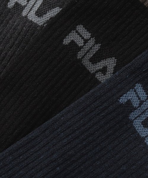 FILA socks Mens(フィラ　ソックス　メンズ)/暖か快適 ソックス 3足組 メンズ/img04