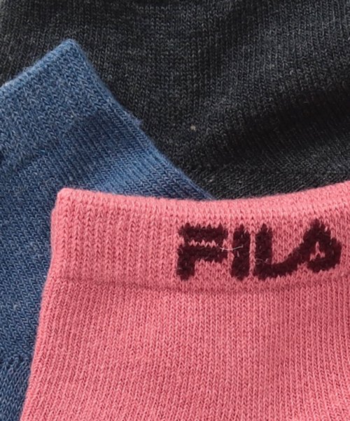 FILA socks Ladies(フィラ　ソックス　レディース)/三段切替 ショートソックス レディース/img04