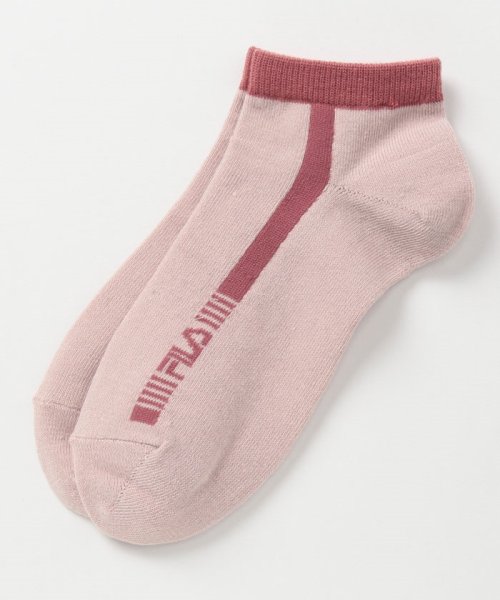 FILA socks Ladies(フィラ　ソックス　レディース)/ライン ショートソックス レディース/img01