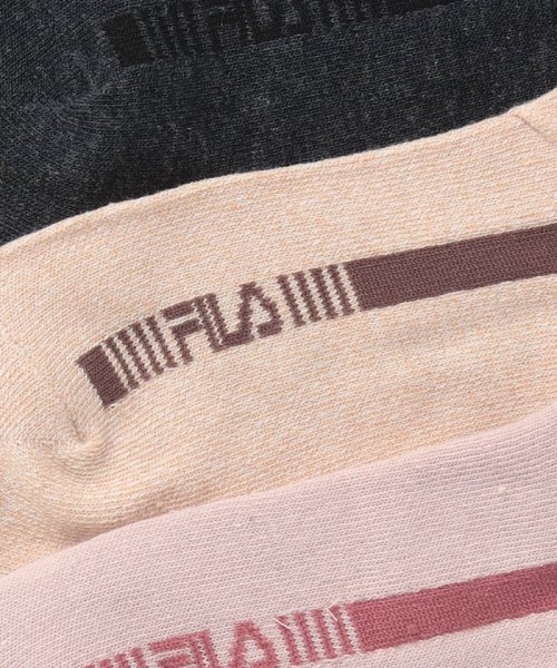 FILA socks Ladies(フィラ　ソックス　レディース)/ライン ショートソックス レディース/img04