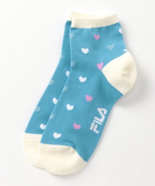 FILA socks Kids(フィラ　ソックス　キッズ)/【キッズ】パステルカラー  ロゴ ソックス 3足組 ガールズ/img02