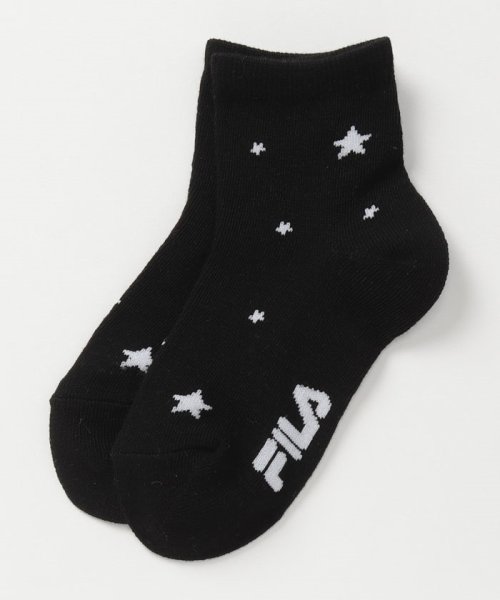 FILA socks Kids(フィラ　ソックス　キッズ)/【キッズ】柄 ショートソックス 3足組 ガールズ/img01