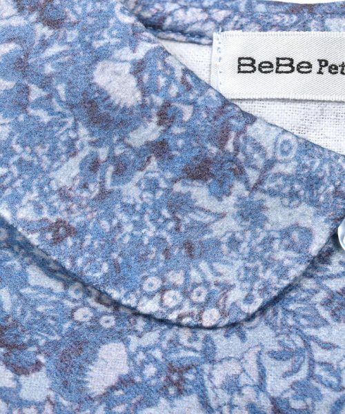 BeBe Petits Pois Vert(ベベ プチ ポワ ヴェール)/ネル起毛コットン花柄ブラウス(95~150cm)/img07