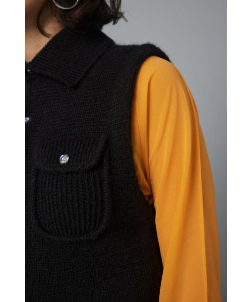 HeRIN.CYE(ヘリンドットサイ)/Knit compact vest/img09