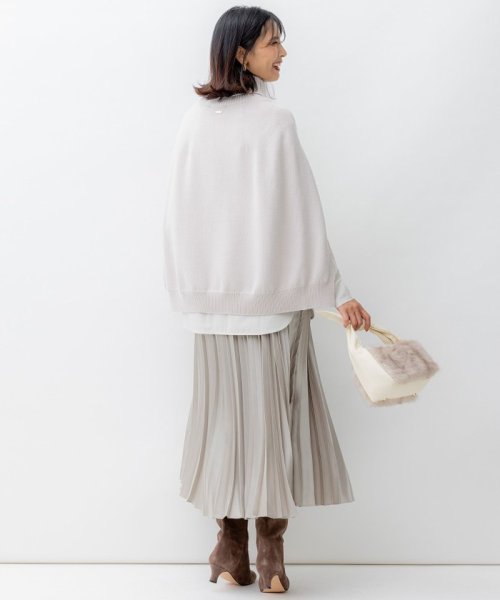 【洗える】レザーライク プリーツスカート 