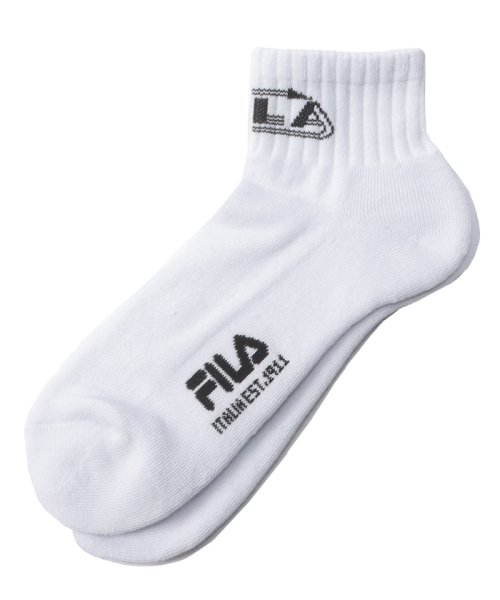 FILA socks Mens(フィラ　ソックス　メンズ)/カラーショートソックス 2足組 メンズ/img01