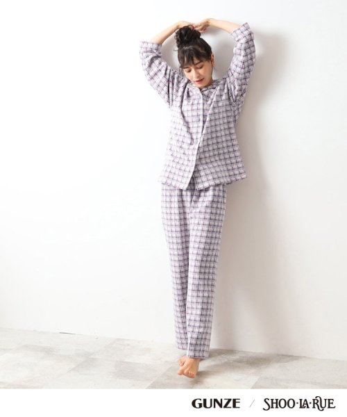 SHOO・LA・RUE(シューラルー)/【GUNZE】寝返りのしやすさを考えたパジャマ（長袖長パンツ）/img30