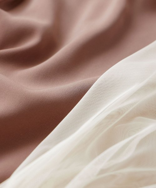 etoll. エトル カットアウトマーメイドドレス ワンピ ワンピース ドレス オケージョン 長袖 オケワンピ マーメイドワンピ シフォン ロング マキシ丈 ハ 5cm エトル