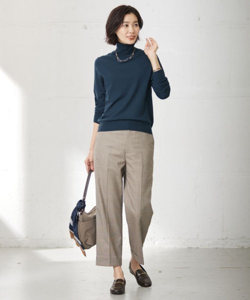 J.PRESS LADIES（LARGE SIZE）(J．プレス　レディス（大きいサイズ）)/T/R/W グレンチェック パンツ/img14