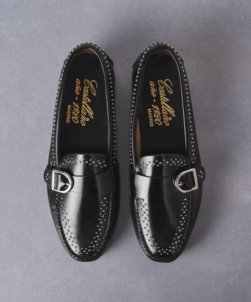 【別注】＜CASTELLANO ＞ベルト スタッズ ローファー あらかじめご了承ください ＜CASTELLANO カステラーノ