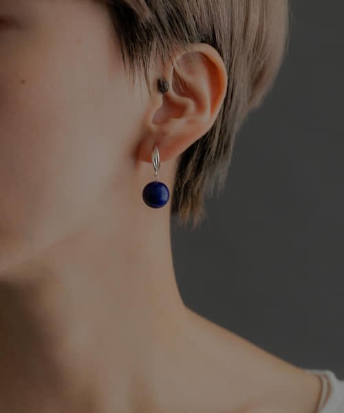 SMELLY(スメリー)/SMELLY so’　lapis lazuli  earring/img02