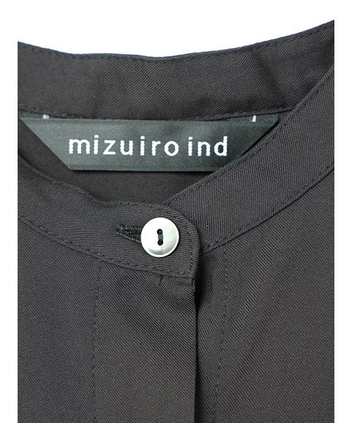 mizuiro ind(ミズイロインド)/mizuiro ind T/Rスタンドカラーフレアワンピース/img13