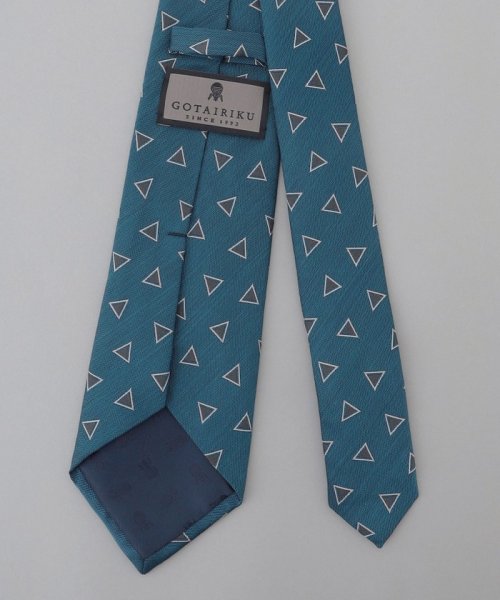 【日本製】西陣ネクタイ_小紋柄 枷染め