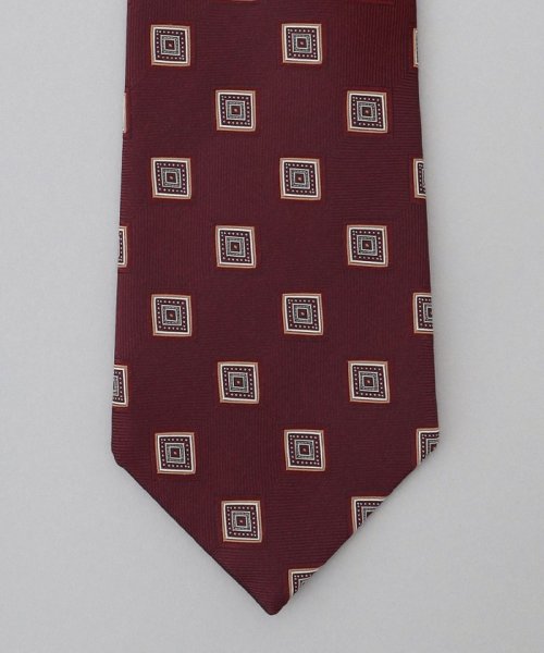 【日本製】西陣ネクタイ_小紋柄 枷染め