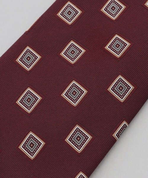 【日本製】西陣ネクタイ_小紋柄 枷染め