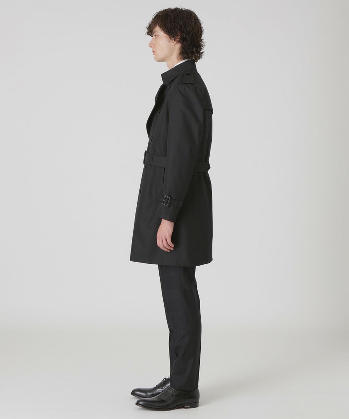 黒 トレンチコート JESUS SUB-AGE PULP FICTION トレンチコート レザー メンズ レザーコート ロングコート
