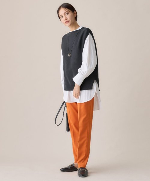 JIYU-KU(LARGE SIZE)(自由区（大きいサイズ）)/【WEB限定カラーあり・撥水加工】TRギャバテーパード パンツ/img04