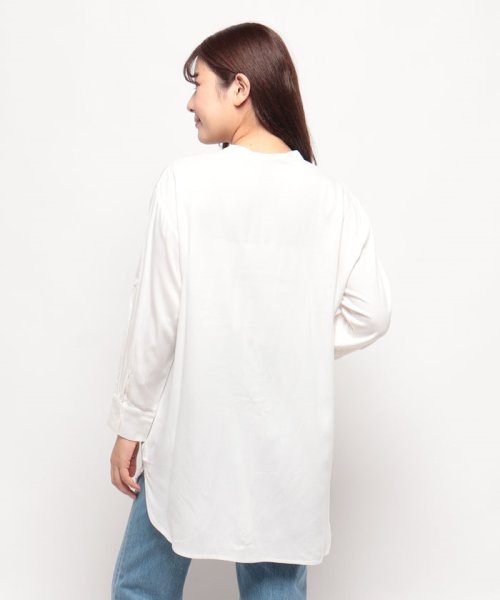 offprice.ec(offprice ec)/【FINE/ファイン】【DIAPASON】素敵にこだわった白い羽織りシャツ/img02