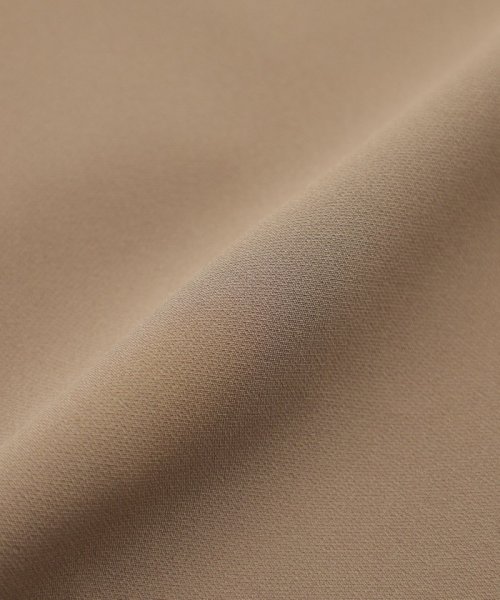 【NAVY】【着心地抜群/セットアップ】ダブルボタンノーカラージャケット 